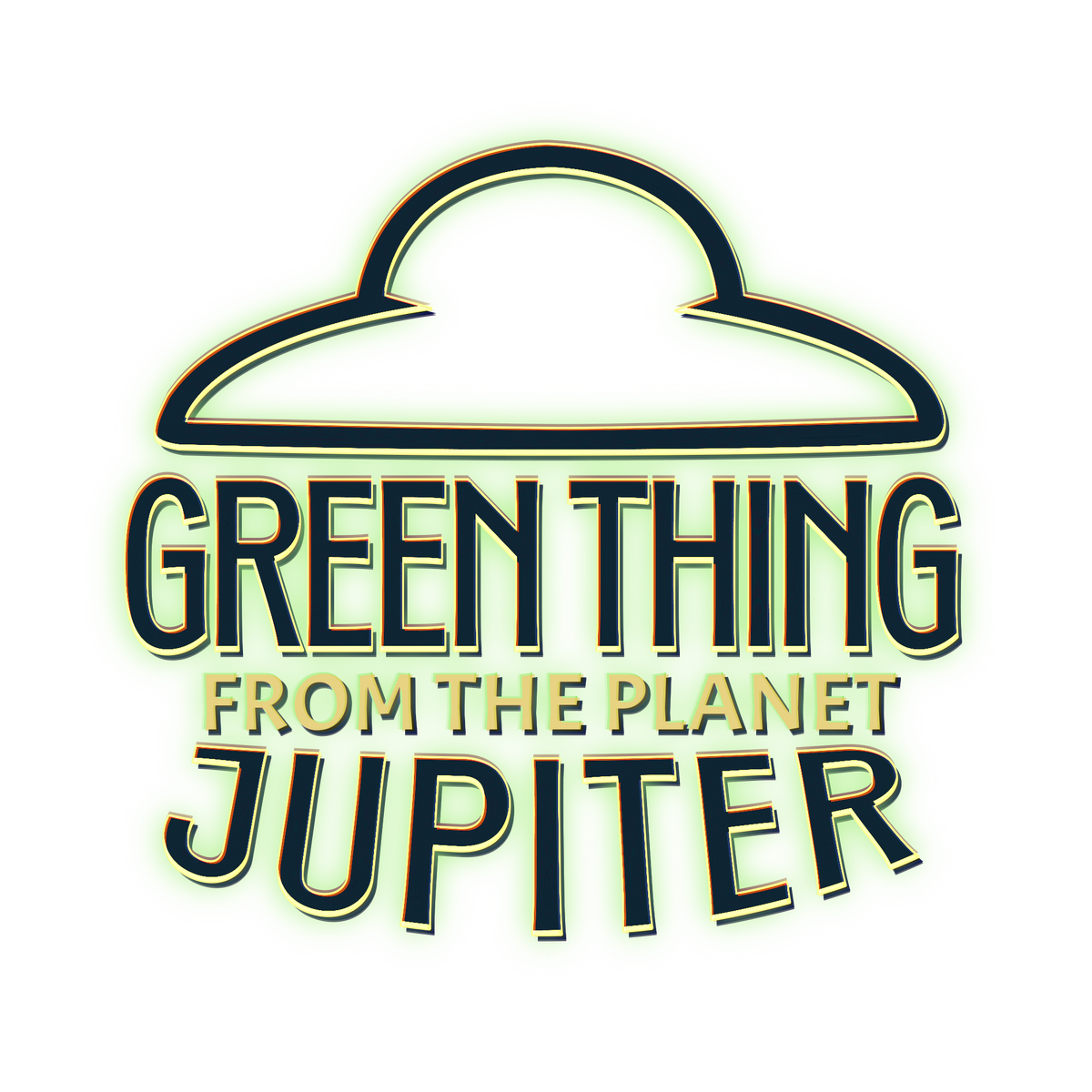 Green Thing From The Planet Jupiter - Logo Design